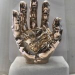 Polished Sculture of Hand